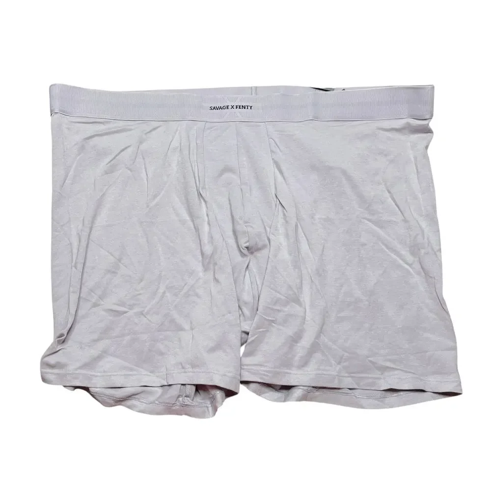 Savage X Fenty Savage X Cotton Boxer Briefs Still Grey Size XXL